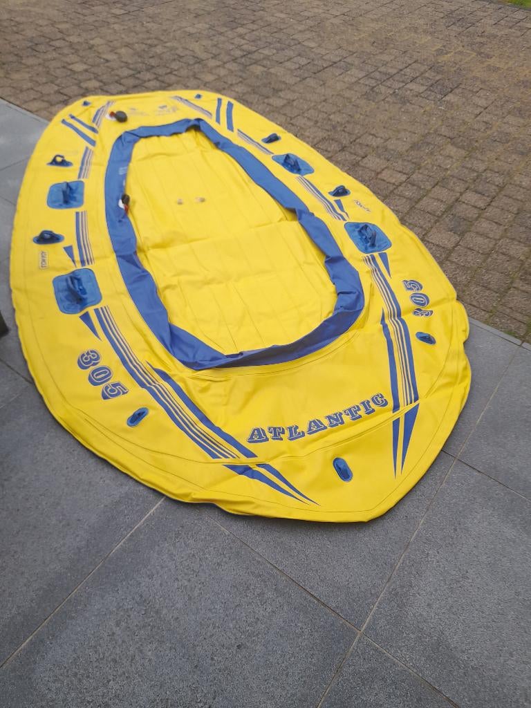 opblaas boot, Ophalen, Gebruikt
