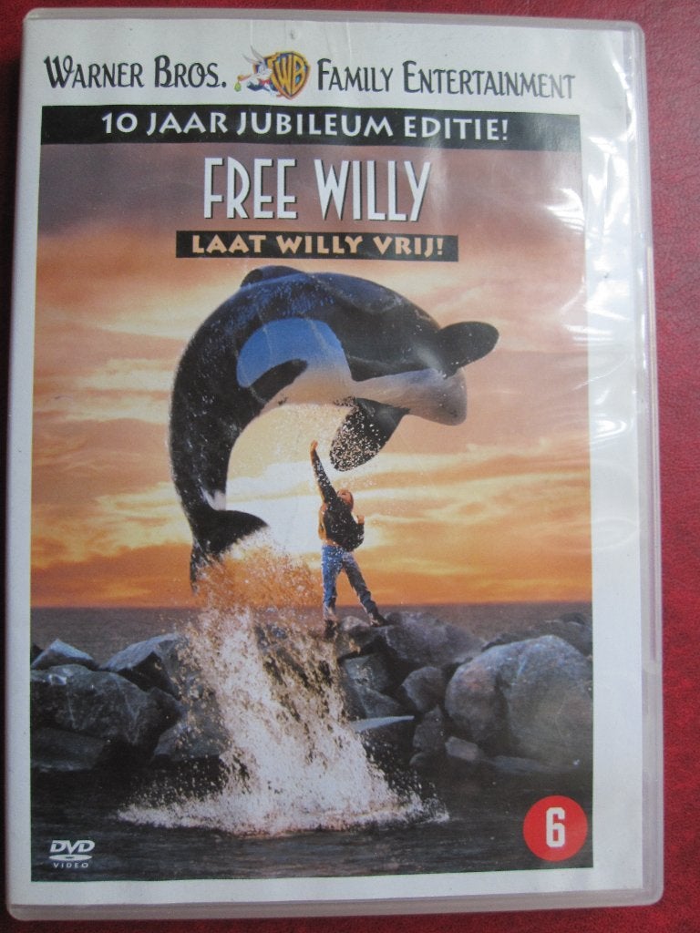Free Willy - Laat Willy vrij (1993), Cd's en Dvd's, Avontuur, Ophalen of Verzenden, Zo goed als nieuw, Vanaf 6 jaar
