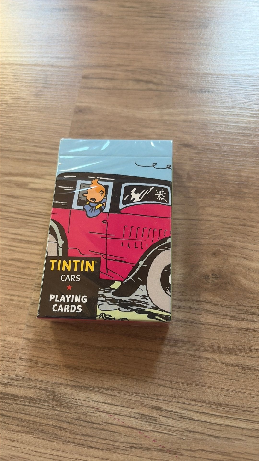 Tintin cars playing card, Verzamelen, Speelkaarten, Jokers en Kwartetten, Ophalen, Zo goed als nieuw