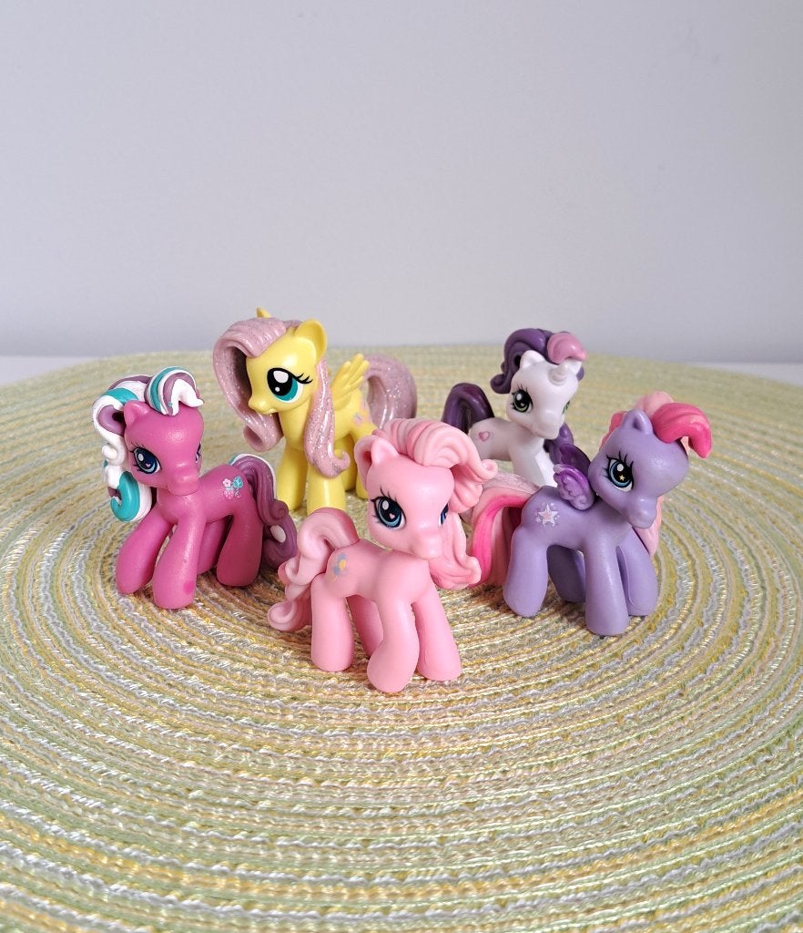 My Little Pony - Setje van 5 Pony figuurtjes - Hasbro, Ophalen of Verzenden, Gebruikt