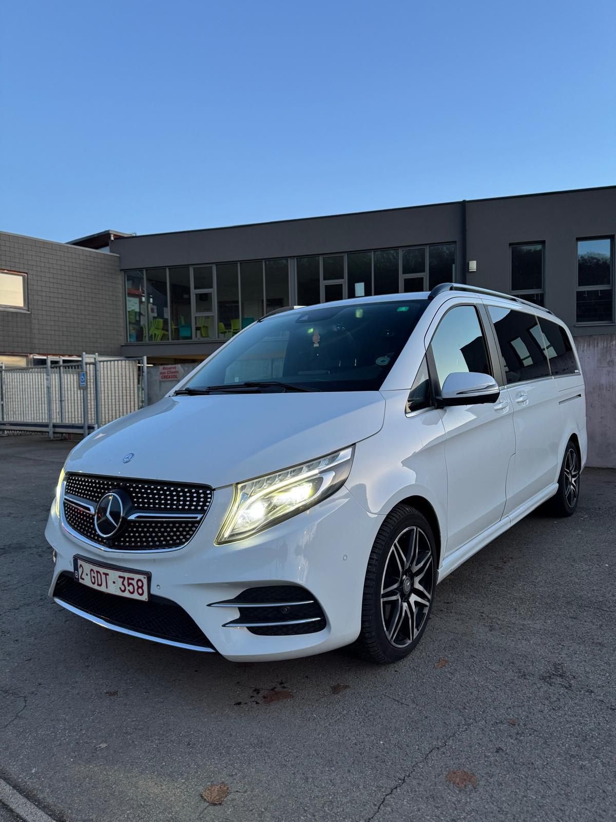 Mercedes Classe V 250d pack AMG 7 place FULL pas de TVA, Achat, Euro 6, 7 places, Noir
