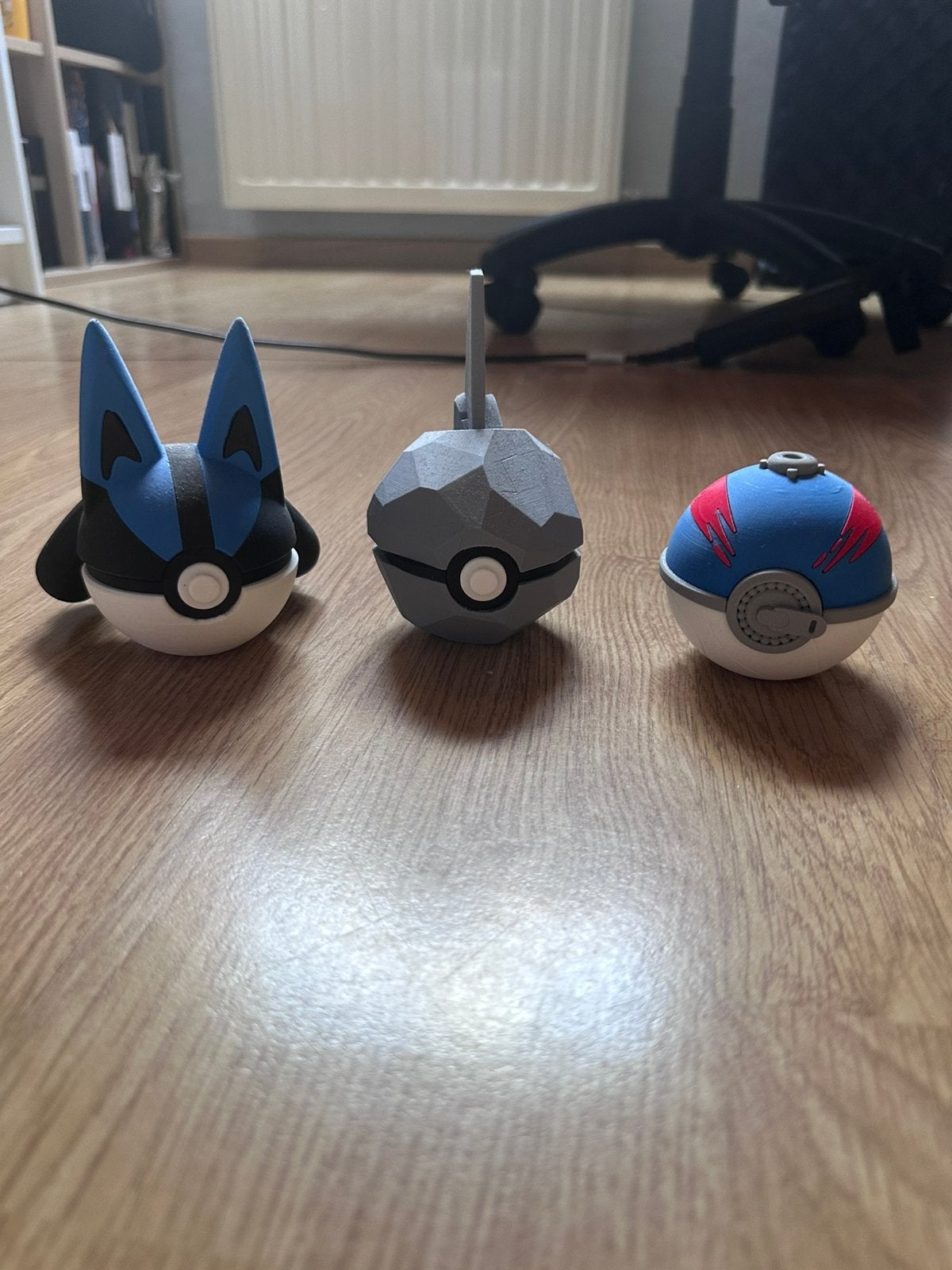 3d geprint pokemon ballen, Ophalen, Zo goed als nieuw