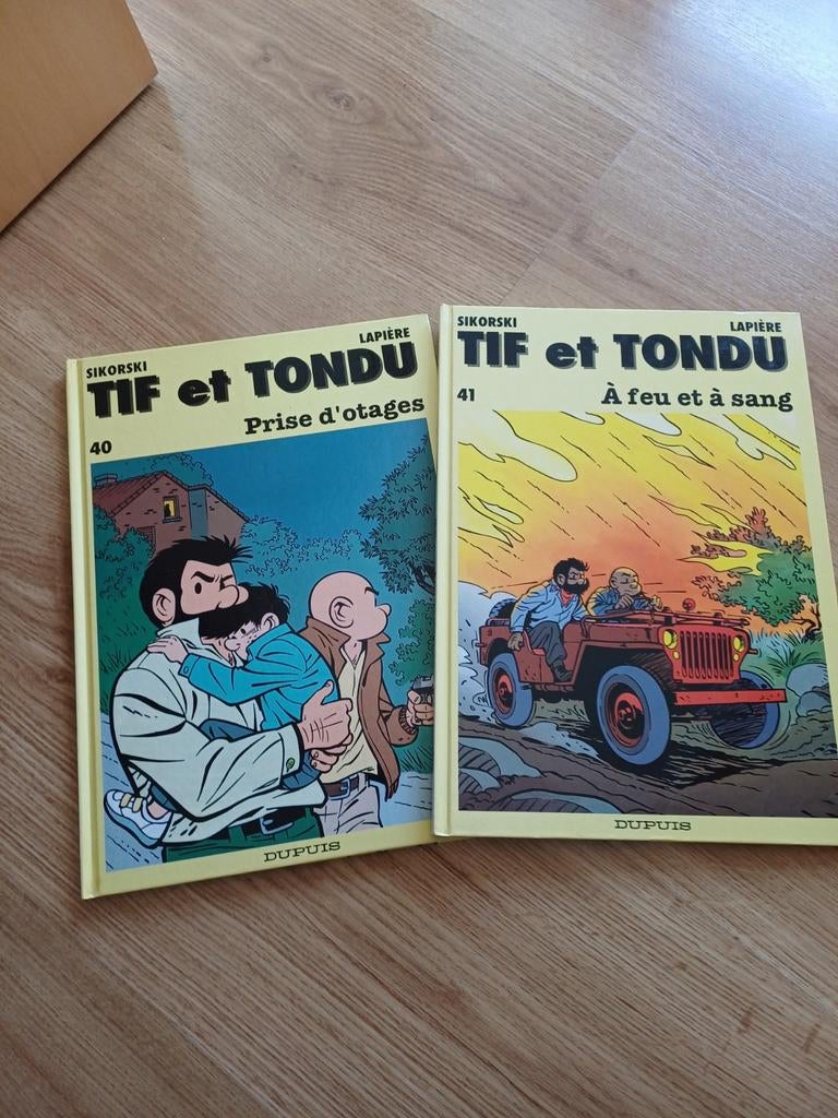 26) Miniprijs/BD Tif en Tondu 40 en 41 EO, Boeken, Stripverhalen, Meerdere stripboeken, Ophalen of Verzenden, Zo goed als nieuw