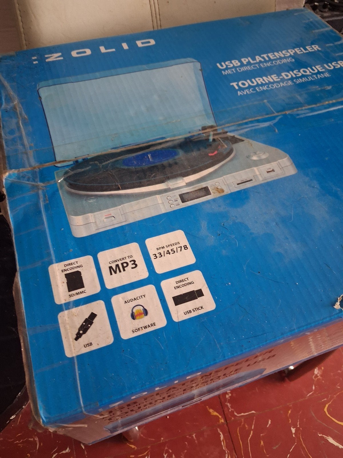 Zolid usb platenspeler, Neuf, Autres marques, Tourne-disque, Enlèvement