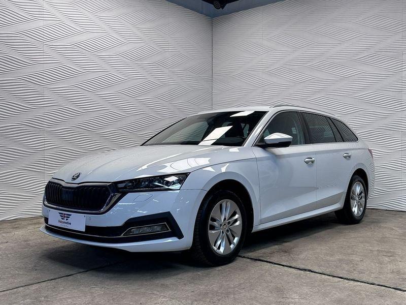 Skoda Octavia 1.0 TSI eTec*DSG7*CARPLAY*CAMERA*LED*, Stof, Gebruikt, Wit, Bedrijf