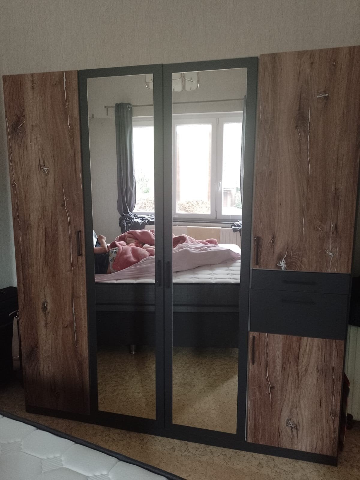 complete slaapkamer te koop, Huis en Inrichting, Slaapkamer | Complete slaapkamers, Ophalen, Zo goed als nieuw, Tweepersoons, Modern