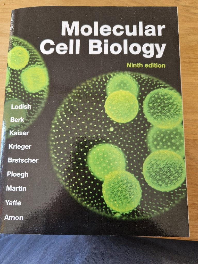 Cursus: Molecular Cell Biology (ninth edition), Boeken, Ophalen, Zo goed als nieuw, Hoger Onderwijs, Lodish