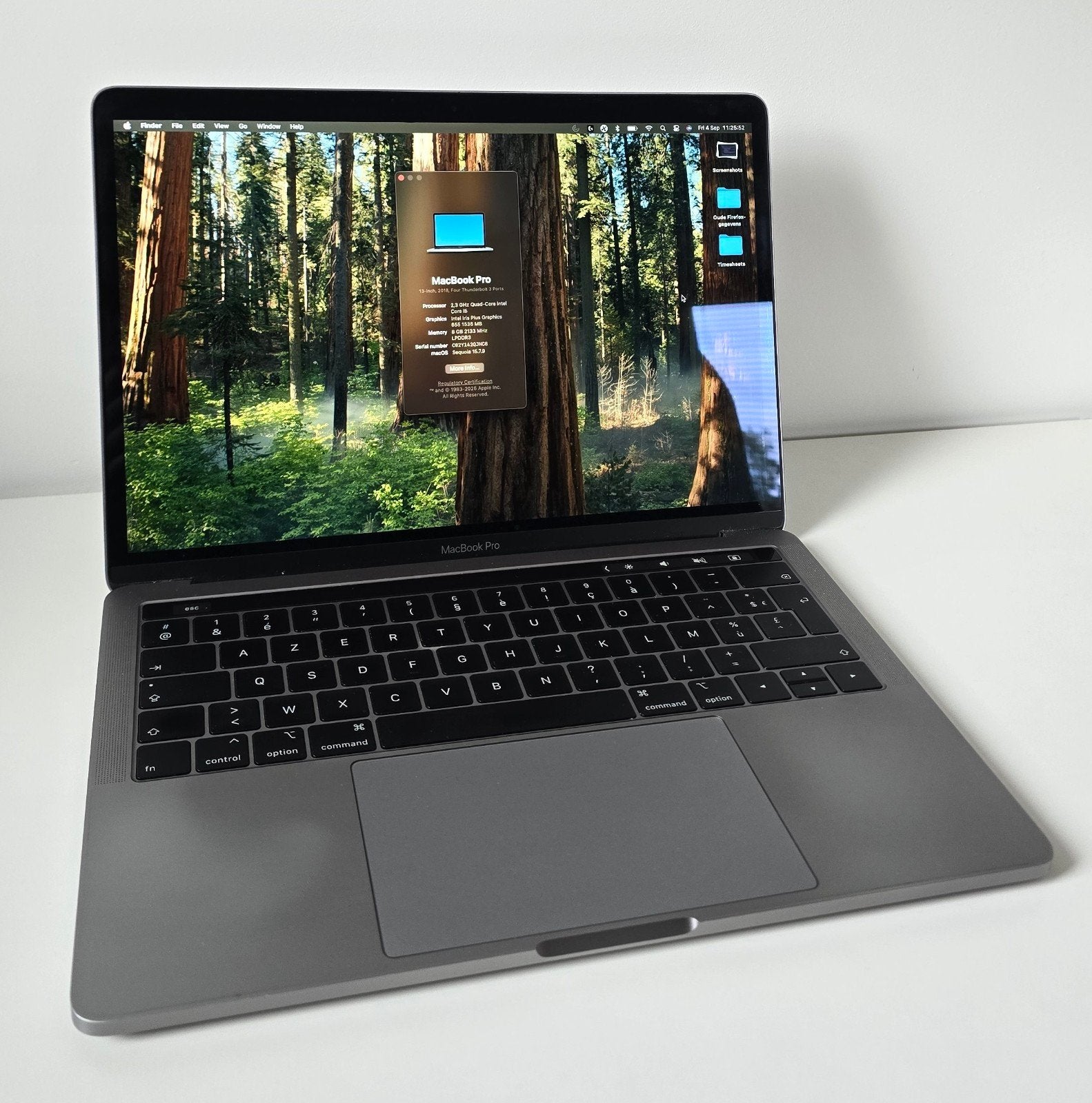 MacBook Pro 13" (2018) – i5, 8GB RAM, 256GB SSD, Computers en Software, Gebruikt, 256 GB, 2 tot 3 Ghz, 8 GB