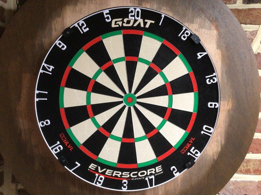 Dartbord Goat Everscore, Sport en Fitness, Ophalen, Gebruikt, Dartbord