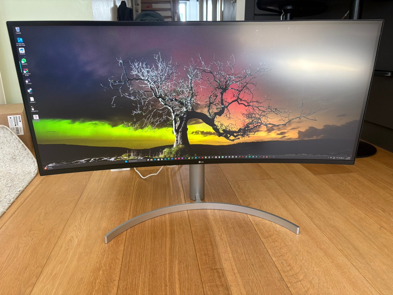 LG 38WN95C 38” 144Hz Thunderbolt 3 - Comme neuf, IPS, Zo goed als nieuw, DisplayPort, Ophalen