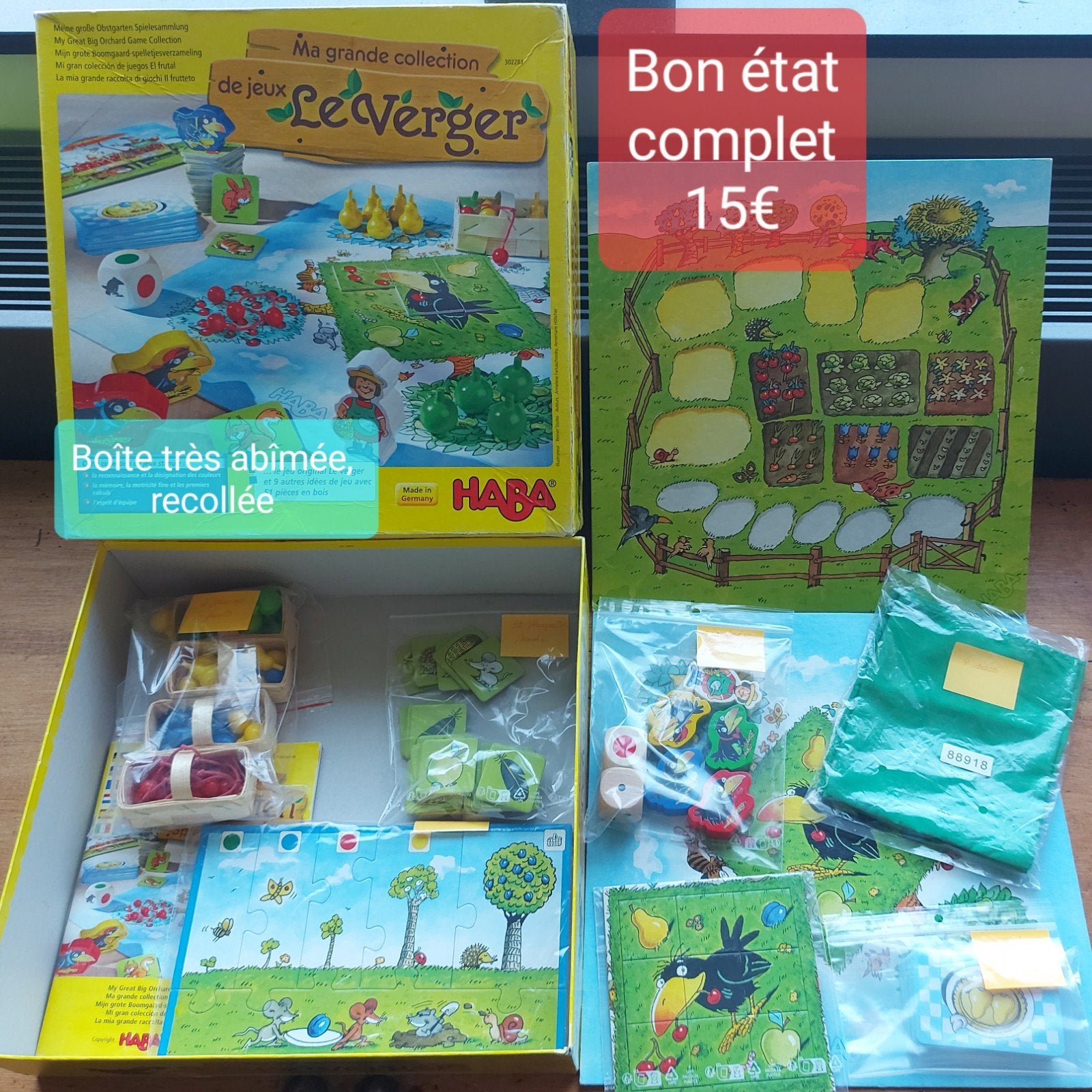 Haba Ma grande collection de jeux Le verger, Enlèvement ou Envoi, Utilisé