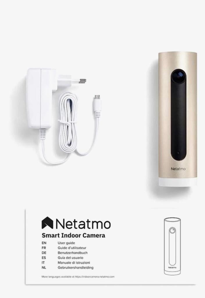 Netatmo Slimme Binnencamera (7 stuks beschikbaar), Audio, Tv en Foto, Ophalen of Verzenden, Gebruikt, Binnencamera