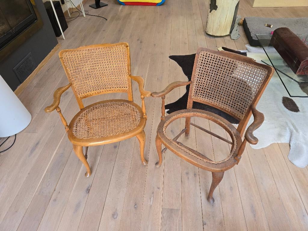 Paar antieke fauteuils, Antiek en Kunst, Ophalen