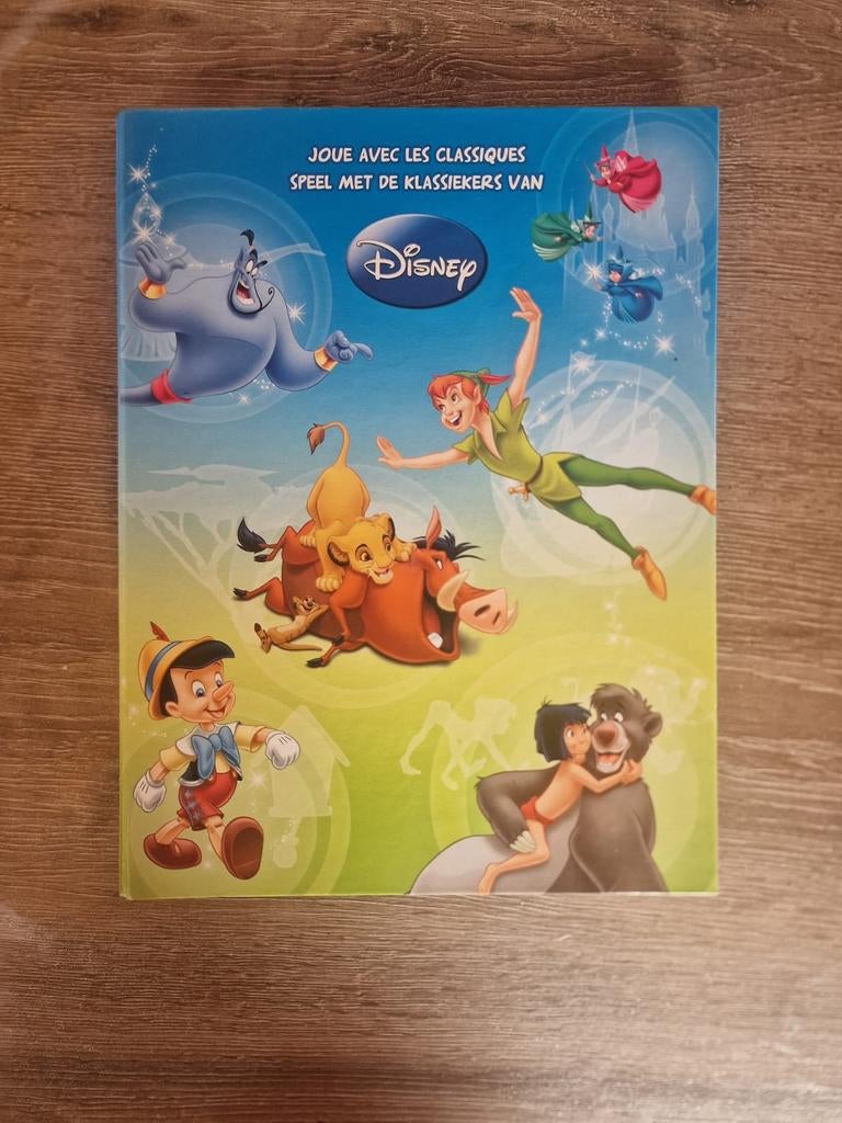 Boek van Peter Pan, Pinocchio, Simba en Baloo Disney Company, Verzamelen, Ophalen, Overige figuren, Nieuw, Papier, Kaart of Schrift