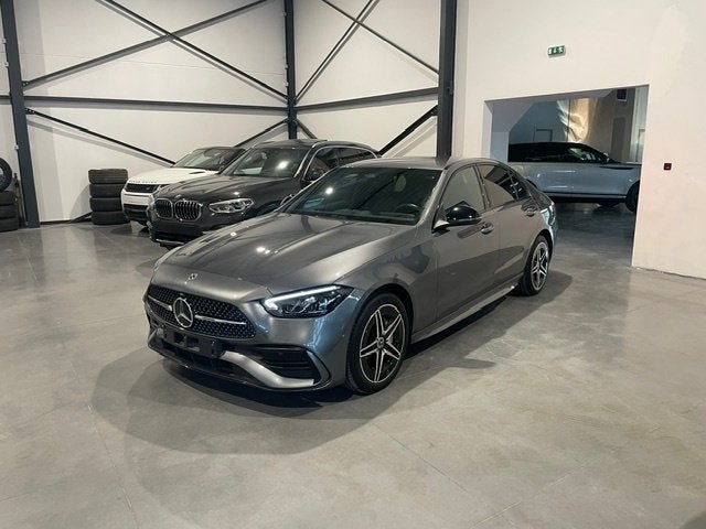 Mercedes C300e Hybride AMG-Line met Garantie, Auto's, Automaat, 4 cilinders, Leder, Bedrijf