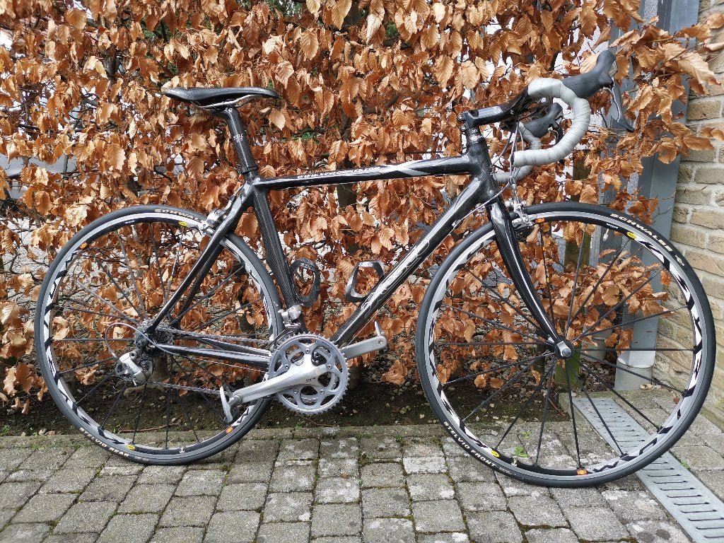 Xesco carbon, Fietsen en Brommers, Fietsen | Heren | Sportfietsen en Toerfietsen, Velgrem, 15 tot 20 versnellingen, 53 tot 57 cm