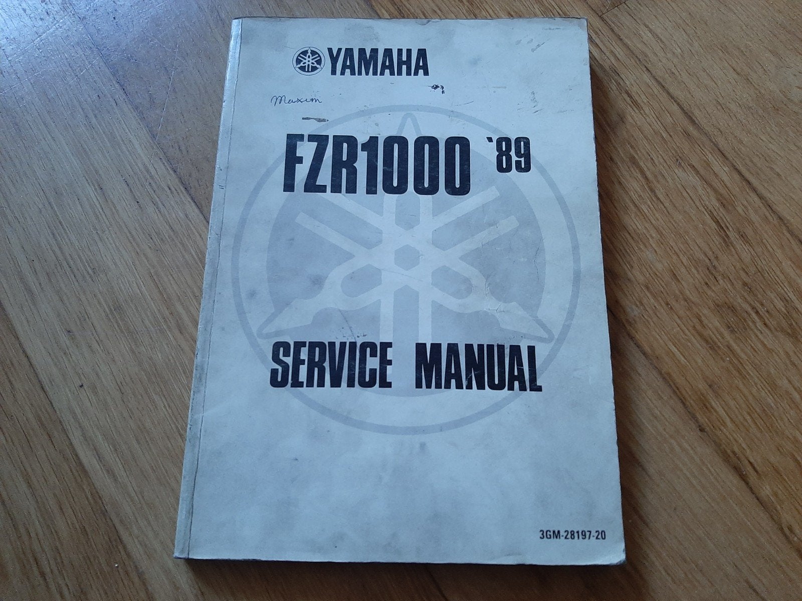 Yamaha FZR1000 '89 Service Manual, Enlèvement ou Envoi, Yamaha