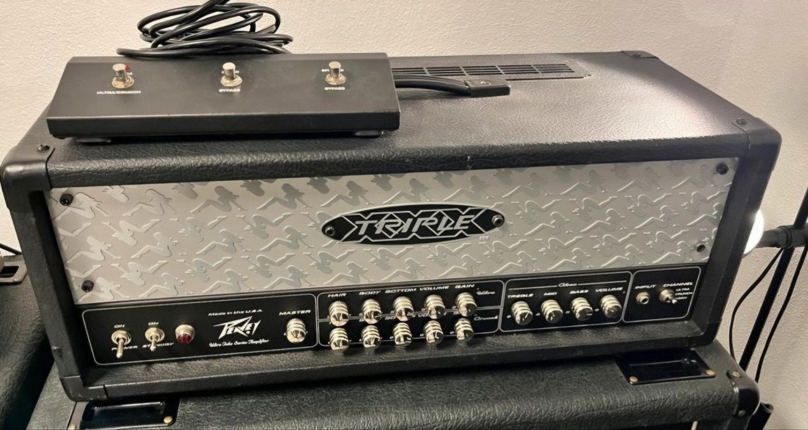 Peavey Triple X XXX 120 watt buizenversterker zgan, Ophalen, Zo goed als nieuw, Gitaar, 100 watt of meer