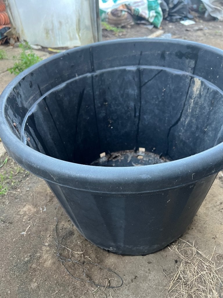 grote plantenkuip boomcontainer 65 liter 54 x 41 cm, 40 cm ou plus, 40 à 70 cm, Rond, Comme neuf