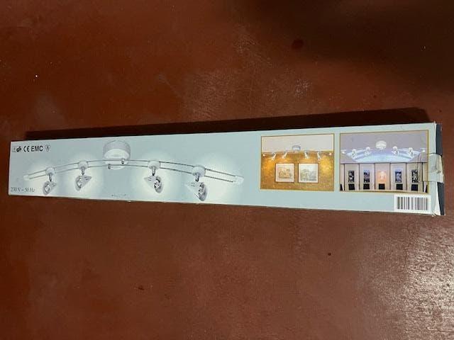 nieuwe witte halogeenlamp plafonniere, Enlèvement, Neuf