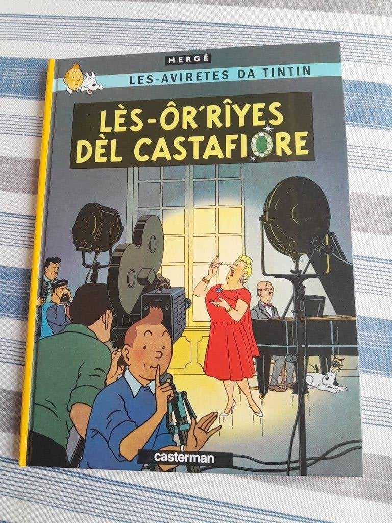 Album Tintin en wallon Charleroi TBE, Une BD, Enlèvement ou Envoi, Comme neuf, Hergé