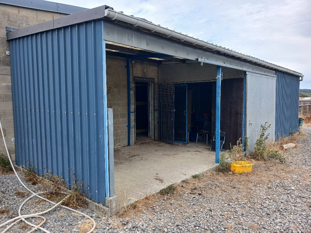 Hangar +-40m2, Bricolage & Construction, Métaux, Enlèvement, Comme neuf, Fer