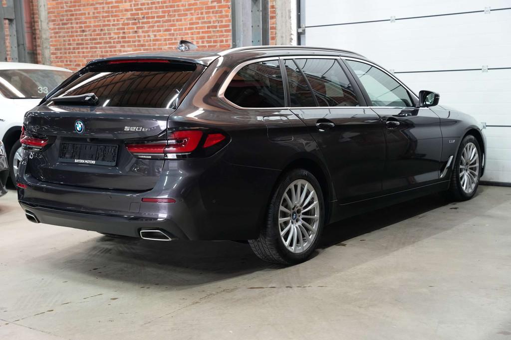 BMW 520 eA Plug in Hybride Benzine Garantie Prof Navi, Cuir, Argent ou Gris, 42 g/km, Euro 6