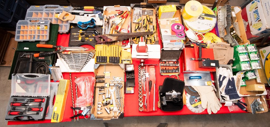 Gereedschap verkoop in mijn garage, Bricolage & Construction, Outillage | Outillage à main, Enlèvement, Neuf, Rangement d'outils