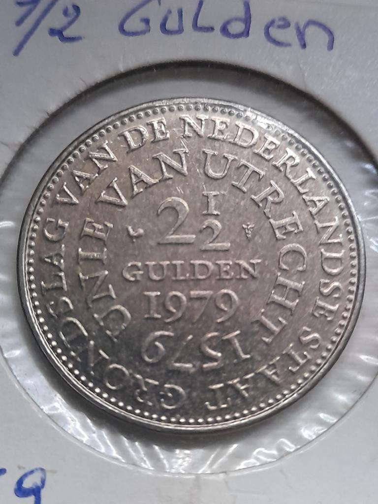 Prachtige  2 1/2 Gulden  1979, Postzegels en Munten, Ophalen of Verzenden