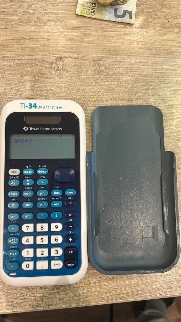 Calculatrice Texas Instruments TI - 34 MultiView Etats bon, Ophalen of Verzenden, Zo goed als nieuw