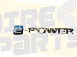 Nissan X-Trail (9/22-) embleem tekst "e-power" op voorportie, Neuf, -, -, -