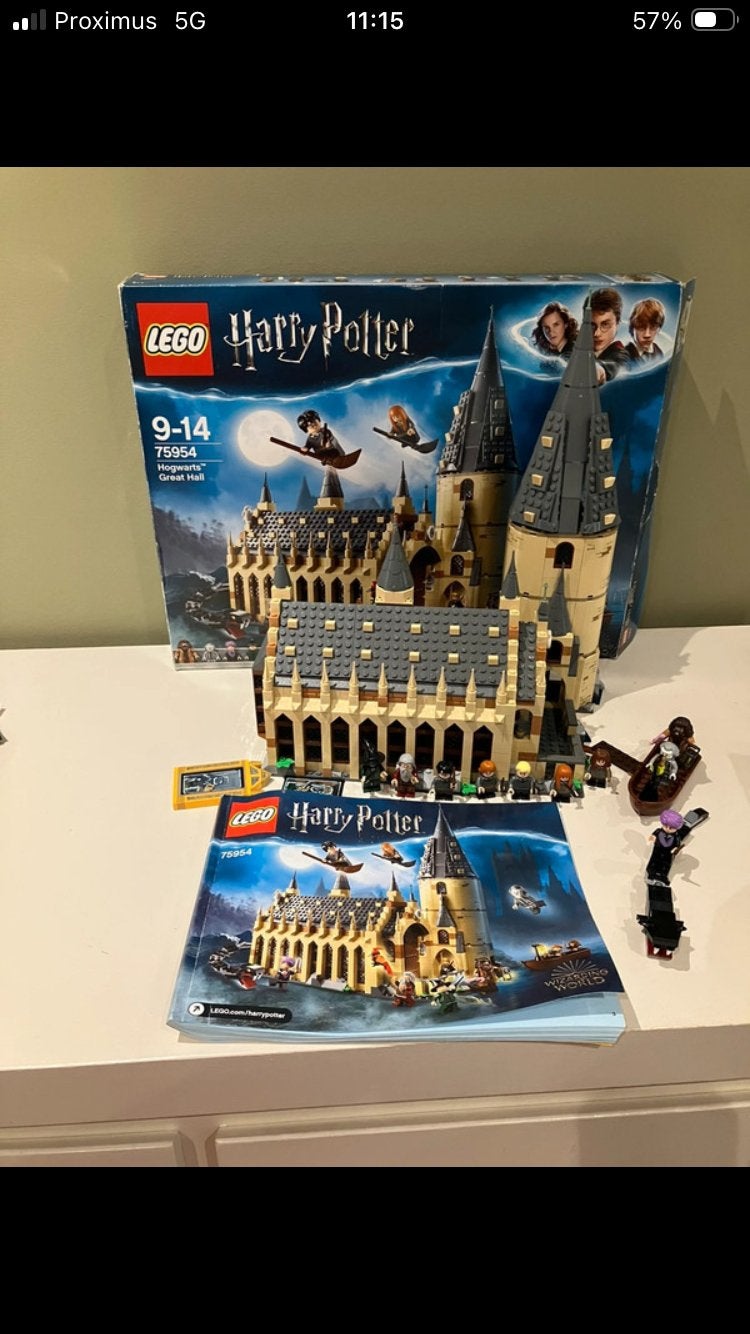 Lego 75954 harry potter hogwarts castle, Lego, Ophalen of Verzenden, Zo goed als nieuw, Compleet