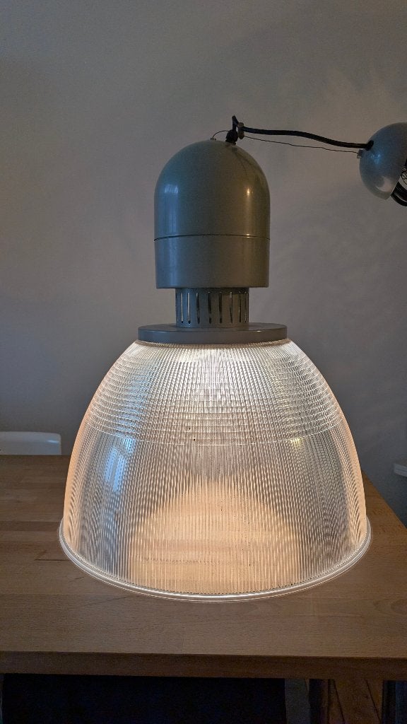 2x Lampes Bussolo Medio Acrylique By Biffi Luce, Maison & Meubles, Autres culots, Argenté, Comme neuf, Enlèvement