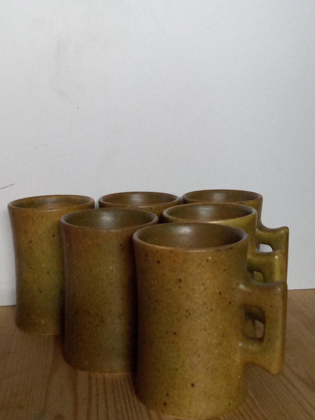 6 chopes en grès brut - Poterie Perigordine, Antiquités & Art, Enlèvement