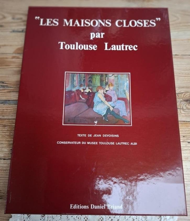 Portfolio, 10 prenten Toulouse Lautrec " Les Maison Closes ", Enlèvement ou Envoi