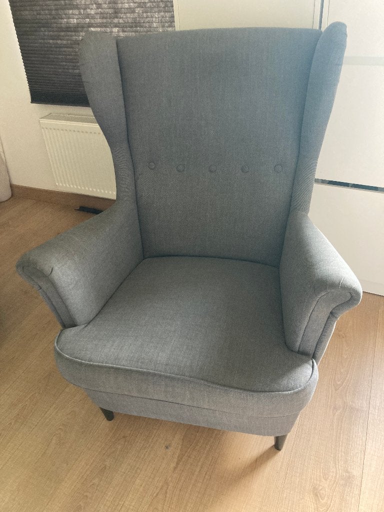 Fauteuil Ikea Strandmon, Moins de 75 cm, Enlèvement, Utilisé, 75 à 100 cm