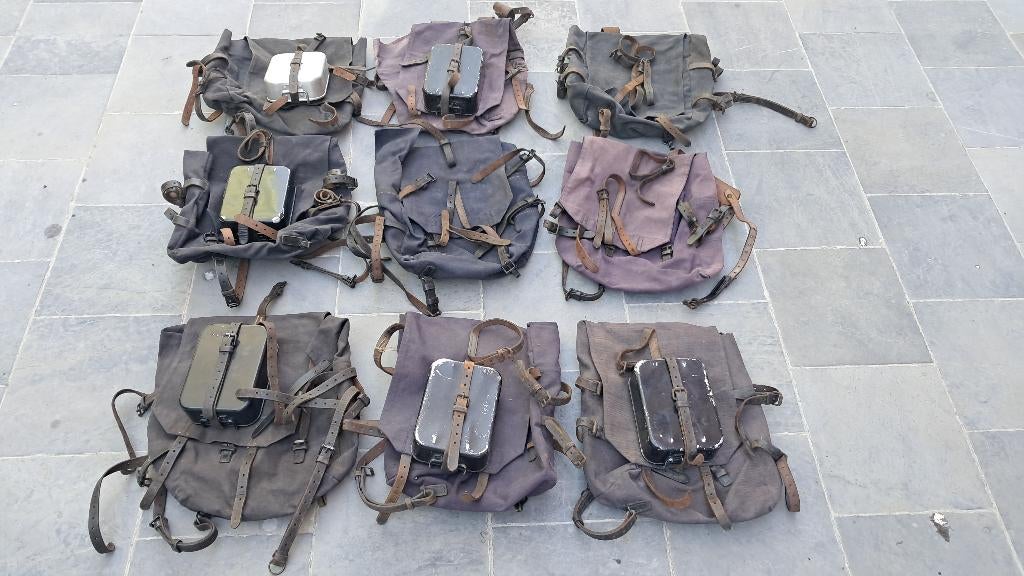 BELGIQUE - ABL - LOT DE 9 SACS A DOS GENDARMERIE, Enlèvement ou Envoi, Gendarmerie, Vêtements ou Chaussures