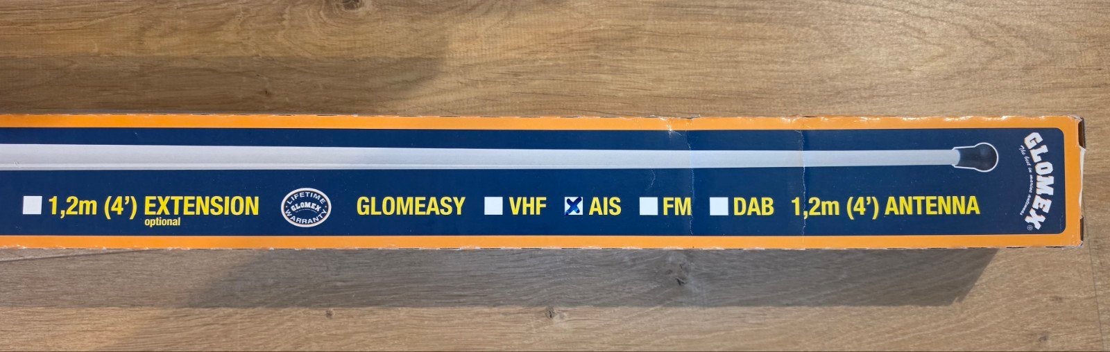 Glomex RA300 AIS antenne, 1,2m, FME connector, Telecommunicatie, Antennes en Masten, Ophalen, Zo goed als nieuw