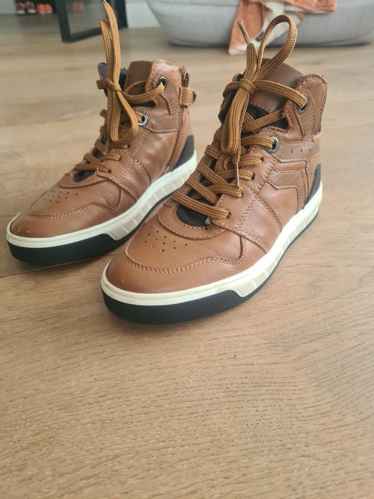 Bristol lederen schoenen maat 34, Garçon, Enlèvement ou Envoi, Comme neuf, Chaussures