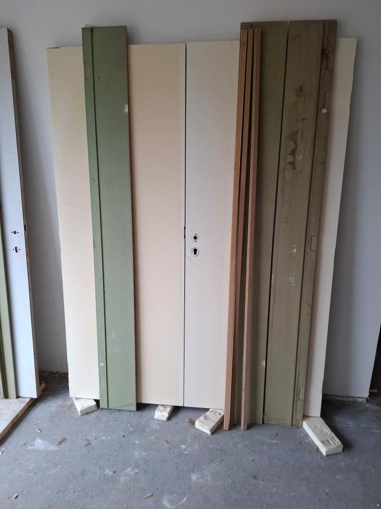 Branddeur RF 30 dubbel opendraaiend, Doe-het-zelf en Bouw, Ophalen, Zo goed als nieuw, Hout