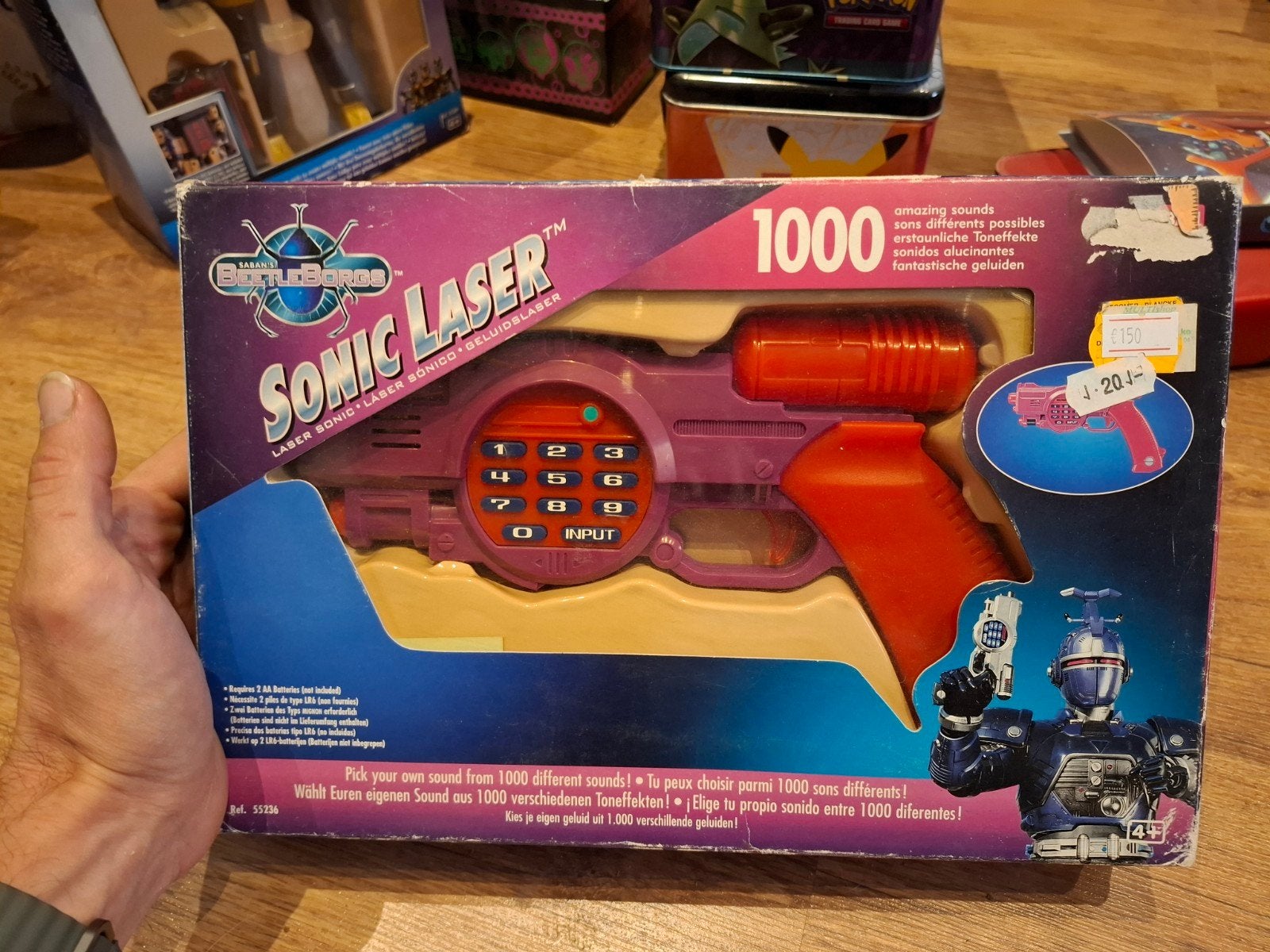beetleborgs sonic laser, Kinderen en Baby's, Ophalen, Zo goed als nieuw