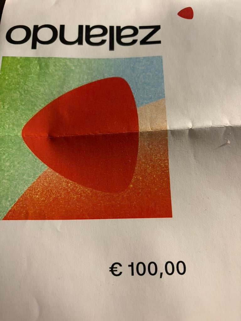 Bon zalando ter waarde van €100