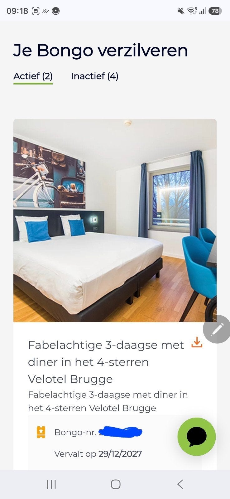Bongo bon twx 329,90 euro voor 200 euro!, Huis en Inrichting, Slaapkamer | Complete slaapkamers, Verzenden