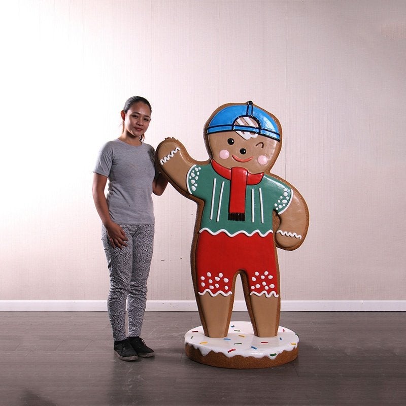 Gingerbread JR – Peperkoek beeld Hoogte 147 cm