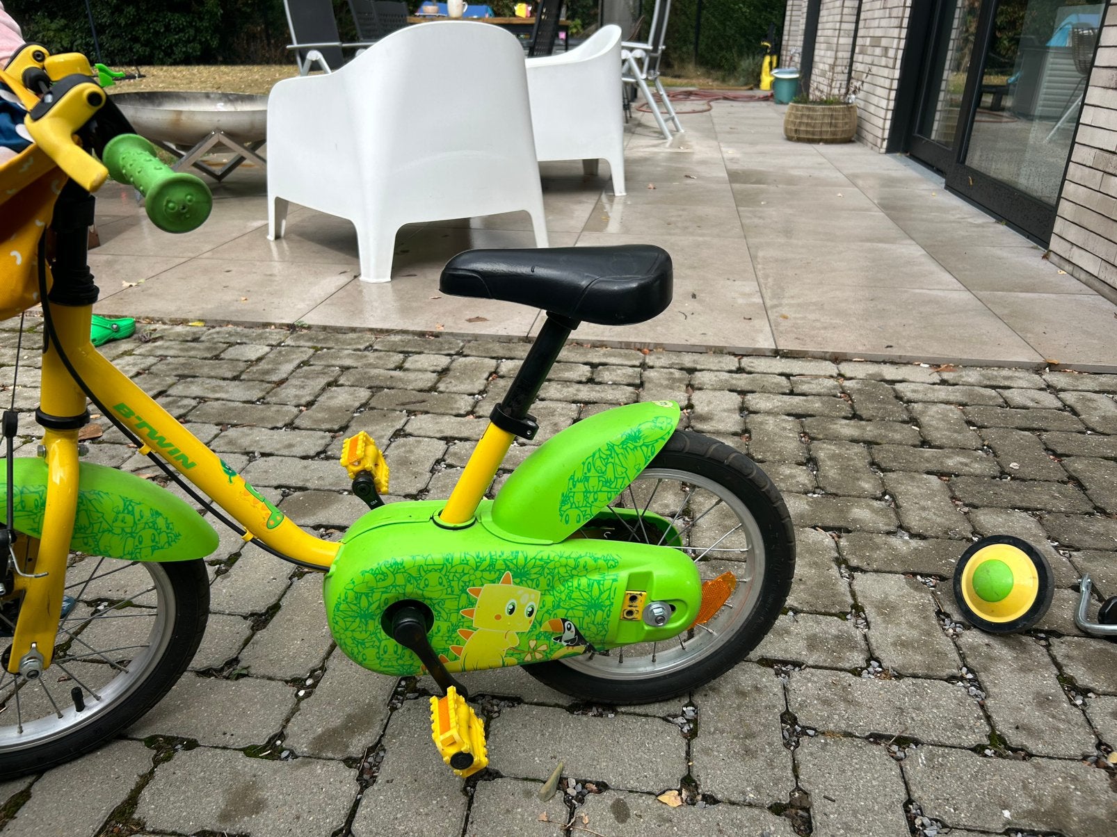 Kinderfiets B’TWIN, 14 inch, Enlèvement, Comme neuf, Stabilisateurs