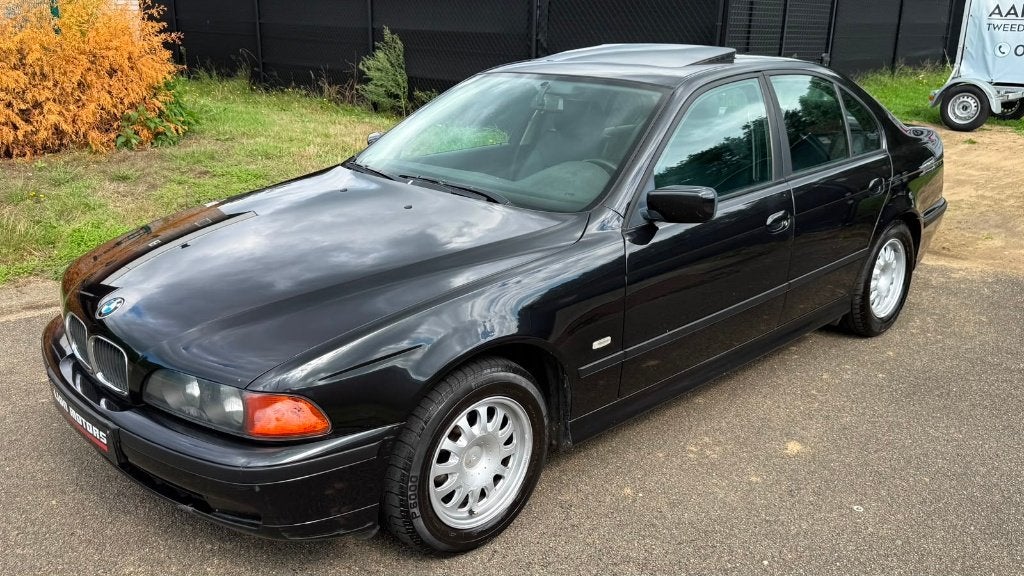 Bmw 523i | E39 - 2.5i | Nette Staat - 1Ste Eigenaar |, Autos, Cuir, Entreprise, Entretenue par le concessionnaire, Noir