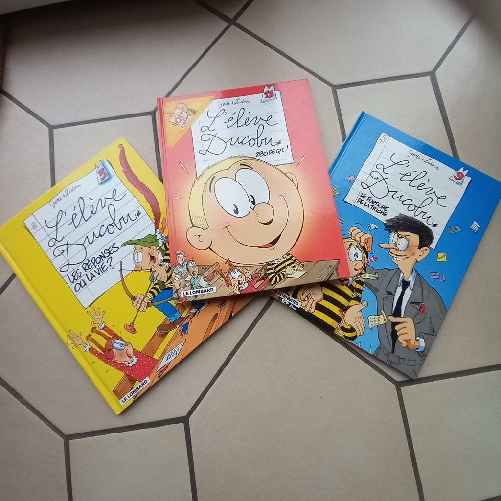 L ELEVE DUCOBU Tomes 3-9 et 12, Enlèvement ou Envoi