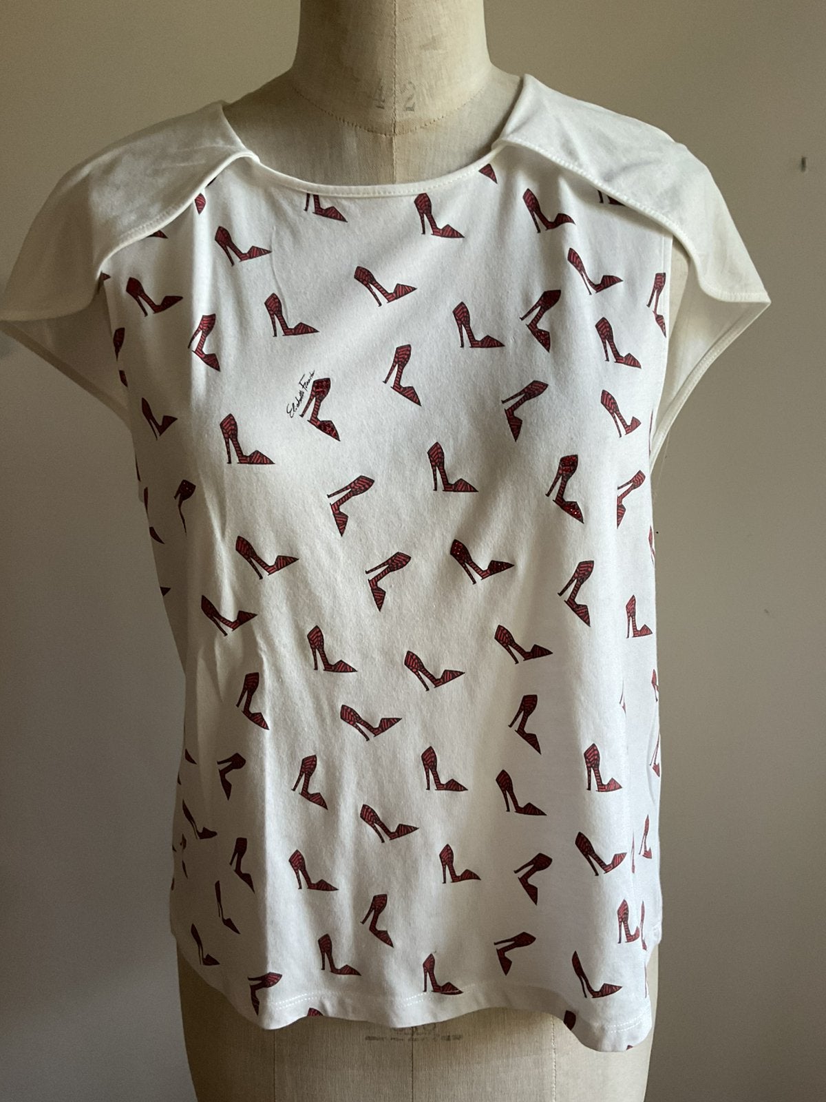 Merkkleding T shirt van Elisabetta Franchi, maten xs en s, Ophalen of Verzenden, Gedragen, Maat 38/40 (M)