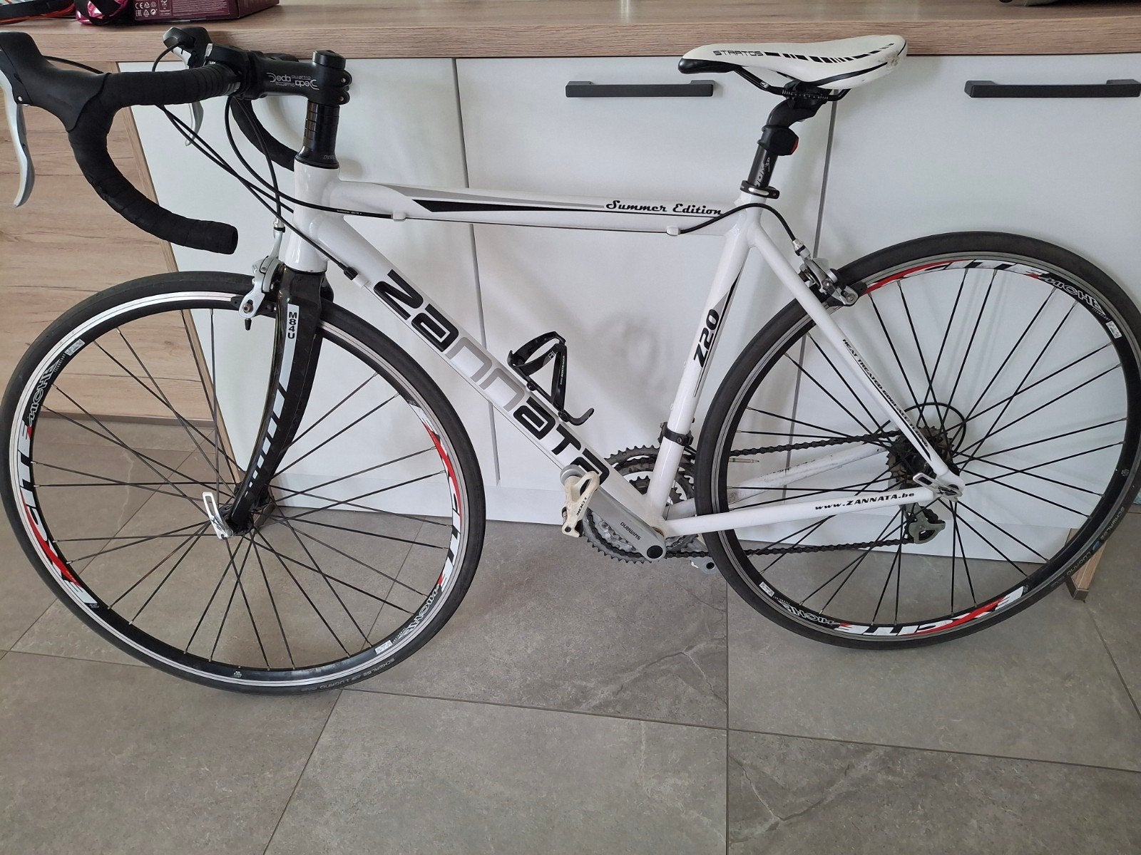zannata racefiets, Ophalen