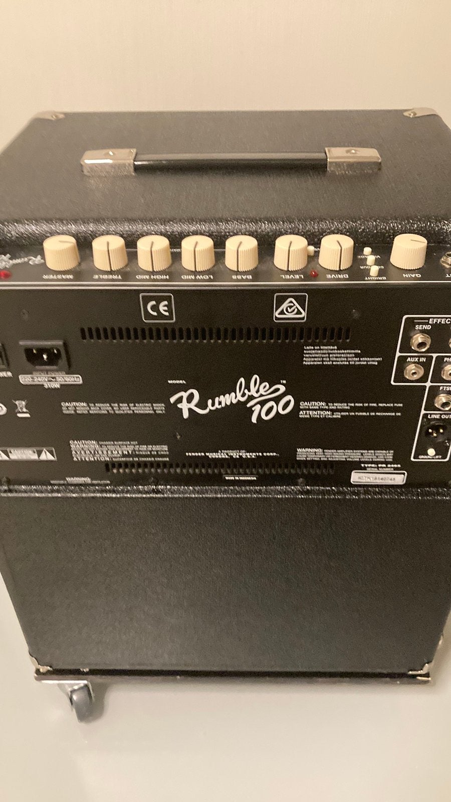 Superbe Fender bass Rmbler 100 Watt, Musique & Instruments, Enlèvement, Comme neuf, Guitare basse, 50 à 100 watts
